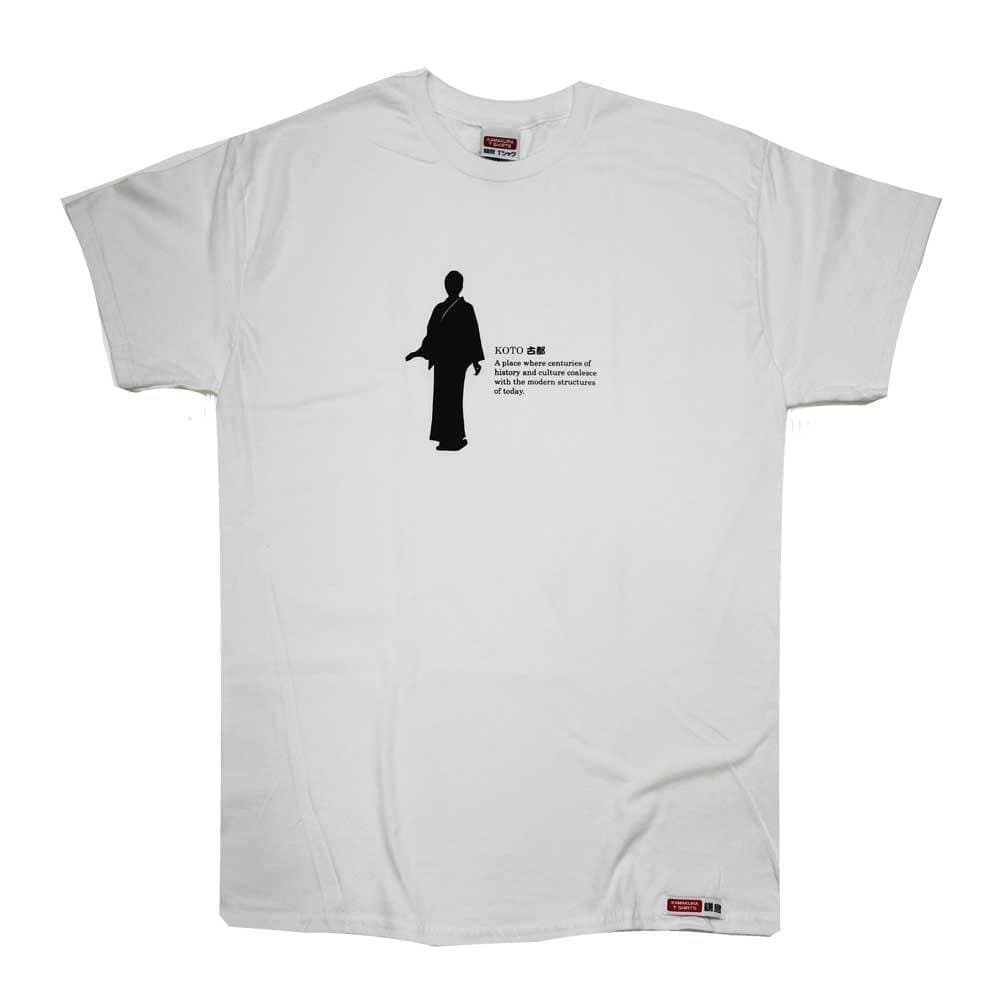 古都　Tシャツ　着物女性